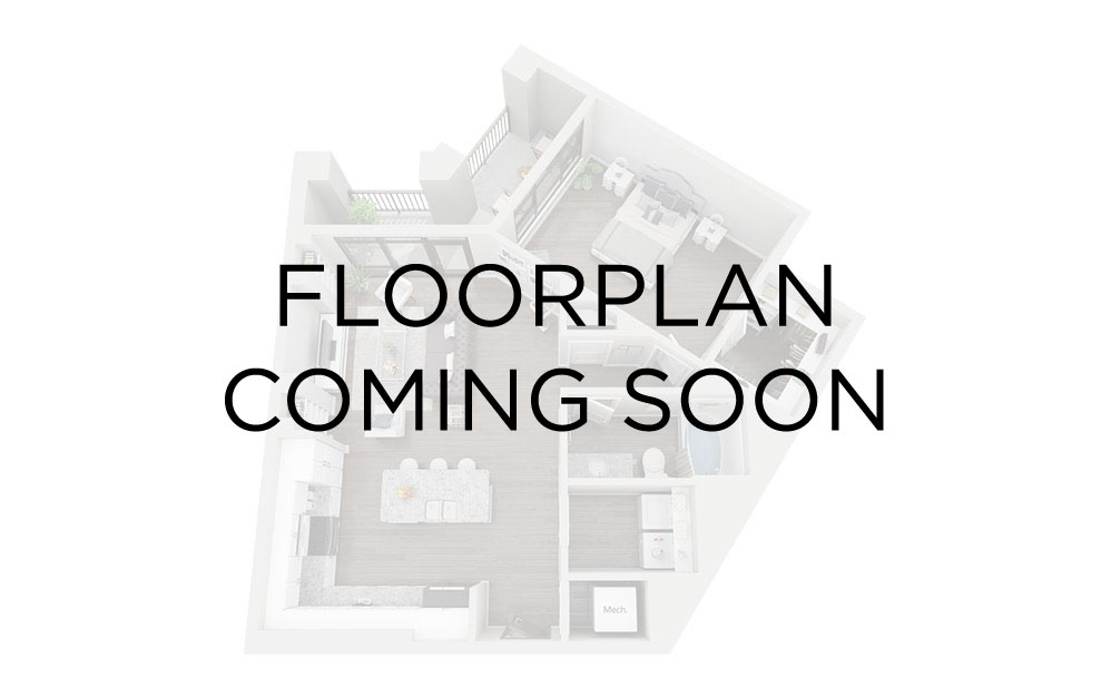 437.a13 - 1 bedroom floorplan layout with 1 bathroom and 950 square feet